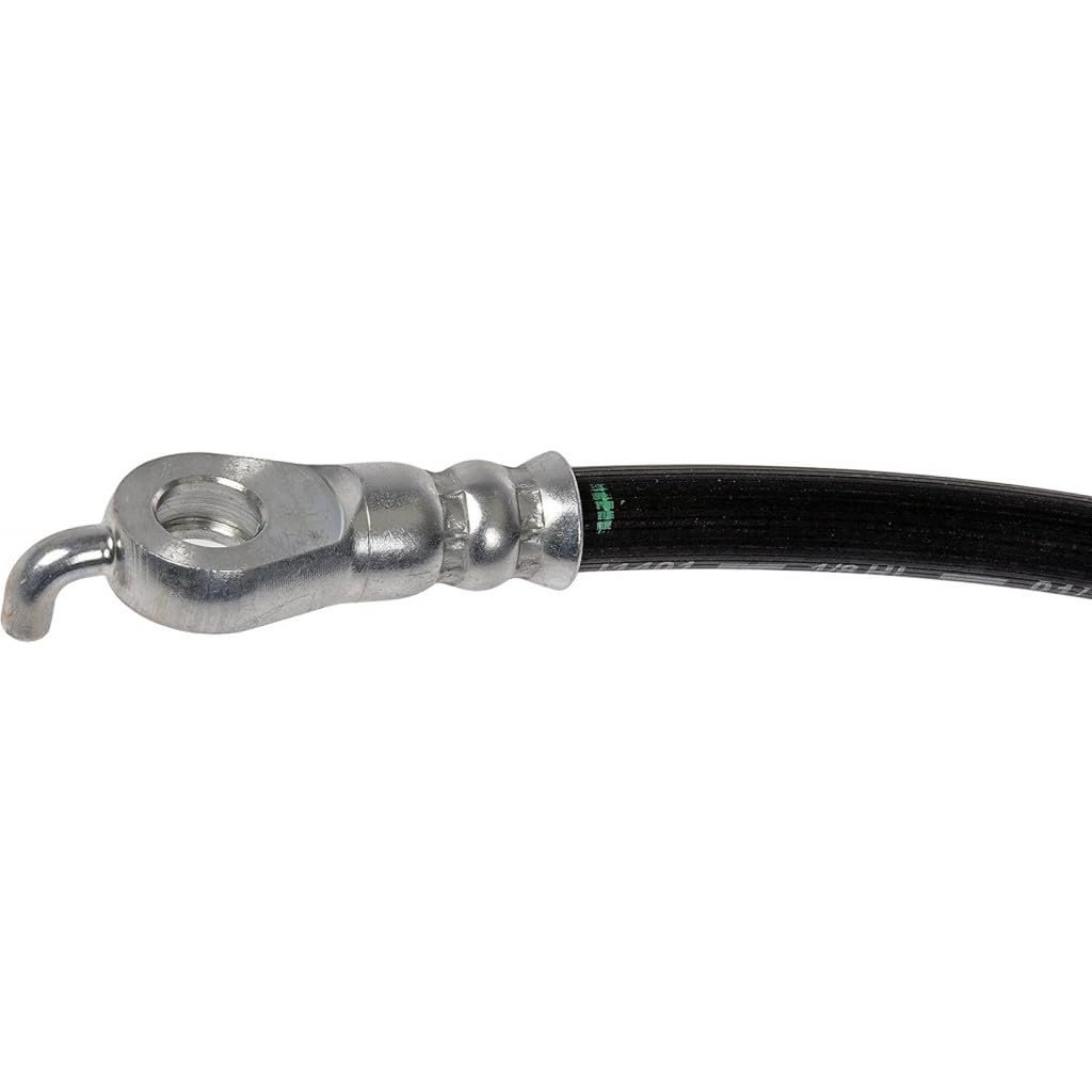 Front Brake Hose For Toyota Matrix And Corolla 2003 2008 23 5 In Length Stamped Steel Bracket Treated Fittings Black