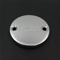 Xkh- Motorcycle Chrome Brake Fluid Reservoir Cap Cover Vulcan Engraved For Kawasaki 800 2001-2006 1500 1987-2008