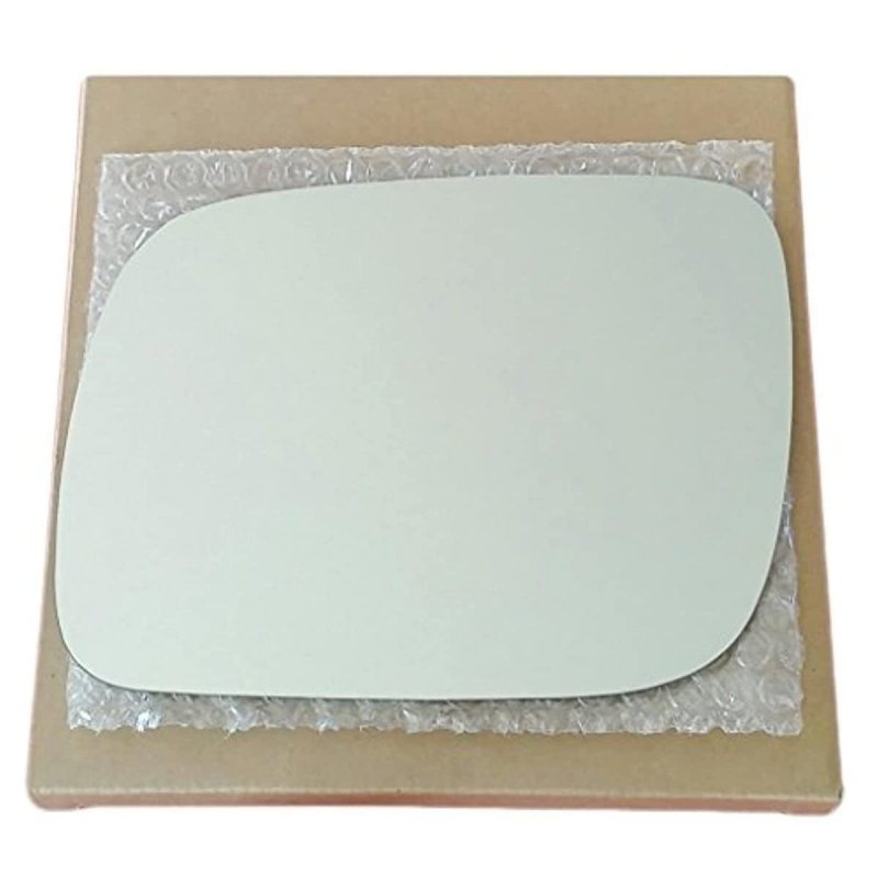 Mirror Glass And Adhesive For 04-07 Volkswagon Touareg Suv Driver Left Side Replacement Fits The Non Auto Dim Version