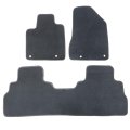 Velour Floor Mats For Nissan Murano 2019 2023 Custom Fit Front And Rear Black Carpet Liners Anti Slip All Season Full Set 