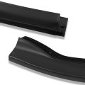 3pcs Cs2-style Car Front Bumper Lip Spoiler Wing Body Kit Compatible With Subaru Wrx Sti 11-14 Matte Black