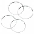 X Autohaux 4 Pcs Air Conditioning Outer Vent Rings Ac Decoration Trim Covers For Toyota Tacoma 2016-2022 Silver Tone 