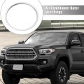 X Autohaux 4 Pcs Air Conditioning Outer Vent Rings Ac Decoration Trim Covers For Toyota Tacoma 2016-2022 Silver Tone