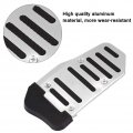 Pedal Covers Automatic- Brake Alloy Nonslip Accelerator Pad Cover For Automatic Vehicles At Car Silver