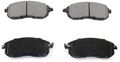 Bp815ms Front Semi-metallic Brake Pad For Trucks Noise Reducing Shims And Precision Cut Backing Plates 