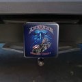 American By Birth Biker Choice Motorcycle Usa Flag Eagle Tow Trailer Hitch Cover Plug Insert
