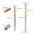 Uxcell M2 5 X 0 45 Spiral Point Thread Tap And 2 1mm Twist Drill Bit Set Metric Titanium Plated 6542 High Speed Steel Machine
