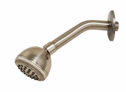 Shower Arm And Head Satin Nickel Finish By Plumb Usa
