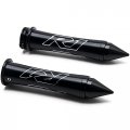 Spiked Hand Grips Compatible With Yamaha R1 W Logo Is Laser Etched Into The Bar Ends Sliders