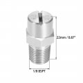 Uxcell Flat Fan Spray Tip 1 8bspt Male Thread 304 Stainless Steel Nozzle 65 Degree 2 4mm Orifice Diameter Pcs