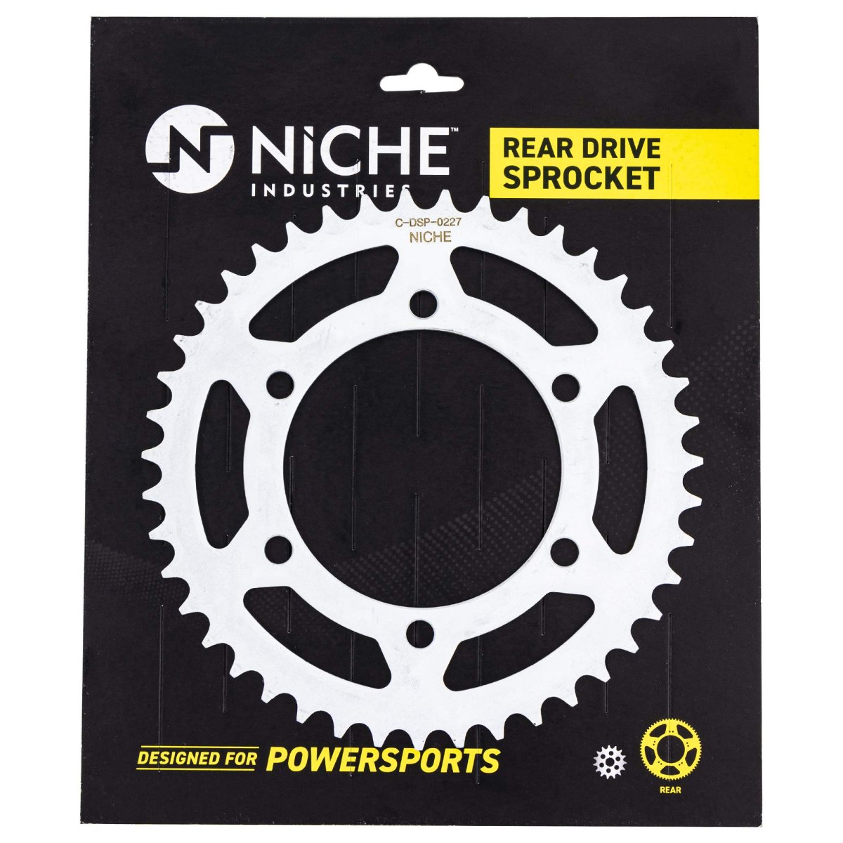 Niche 520 Pitch Front 17t And Rear 43t Drive Sprocket For 2011-2018 Suzuki Gsxr750