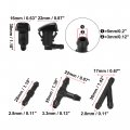 X Autohaux Front Windshield Washer Nozzles Kit For Ford Focus 2 Meters Hose With 3pcs Connectors Replaces 8s4z17603aa