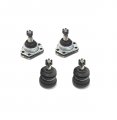 Partsw 4 Piece Kit Suspension Lower Upper Ball Joints 
