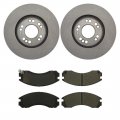 A-partrix Front Disc Brake Pads And Rotors Kit Fits Mitsubishi 3000gt Stealth 1991 Diamante Eclipse 1992 R932 
