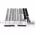 Httmt Mt215-017b- Complete Fairing Bolts Kits Compatible With Cbr 600 F4i Cb250r Cb1000r Cb1100 Silver
