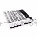 Httmt Mt215-017b- Complete Fairing Bolts Kits Compatible With Cbr 600 F4i Cb250r Cb1000r Cb1100 Silver
