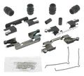 H15906a Professional Grade Disc Brake Caliper Hardware Kit Front Gray Metal Machined Finish 
