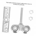 Jojofuny 1pc Door Pulley Sliding Wheels Floor Guide Shower Roller Track Stroller Wagon Accessories Cabinet Rollers Various