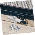 Jojofuny 1pc Door Pulley Sliding Wheels Floor Guide Shower Roller Track Stroller Wagon Accessories Cabinet Rollers Various