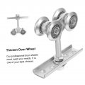 Jojofuny 1pc Door Pulley Sliding Wheels Floor Guide Shower Roller Track Stroller Wagon Accessories Cabinet Rollers Various
