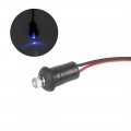 X Autohaux 2 Pcs Dc 12v Blue Led Light Car Interior Alarm Dash Mount