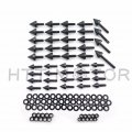 Smt-black Spike Fairing Bolts Compatible With 1999-2000 Cbr 600 F4 2001-2007 Cbr600 F4i B075czlt52