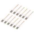 12pcs 1 5 Paint Brushes 11 Long Angle Brush Pet Synthetic Bristle With Wood Handle No Chip Paintbrush Painting Tool For Latex 