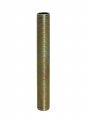 Creative Hobbies Ely1093 Steel All Thread Lamp Pipe Nipples 2-1 2 Inch Long Yellow Zinc Coated 1 8ip Standard Hardware Diy