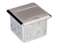 Lew Electric Pufp-sq-ss-usb Floor Pop Up Power Box W 15a Duplex Receptacle And 2 Usb Charging Ports Stainless Steel 