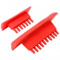 2pcs Set Wood Graining Tool Rubber Cylinder Grain Effect Brush Wall Paintings Diy Decoration Tool