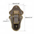 Uxcell Box Latch 95mm X 52mm Bronze Suitcase Chest Hasp Catch W Screws 3 Sets