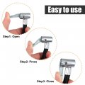 Uxcell 2pcs 100cm 39 Tire Valve Connect Pipe Air Chuck Inflator Compressor Pump Extension Braided Hose For Car Motorbike Bike