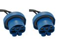 2 X Jtt 2588f 3-pole Halogen Headlight Connector 9004 9007 Hb1 12048369 Pt433 