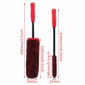 Httmt- Care Tools Equipment Red Brush Car Wheel Wash Tire Soft Bristle Tyre Rim Detail Cleaning Tool Set