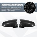 X Autohaux 1 Pair Car Rear View Driver Passenger Side Mirror Cover Cap Replacement Black Carbon Fiber Pattern For Bmw X1 F48 2
