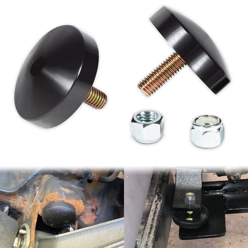 9 9102g Low Profile Bump Stop For Cars Trucks And Suvs Black 2pcs