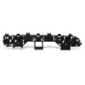 Ho1042115 Front Bumper Cover Support Bracket For Honda Accord 2013 2017 Driver Left Side Polished Black Abs Plastic 