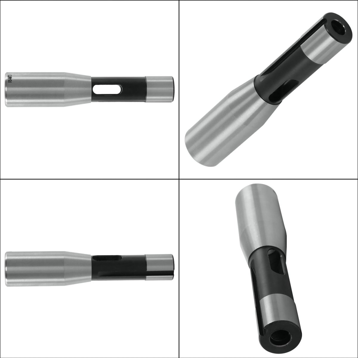 R8 Shank To 3mt Sleeve Taper Drill Chuck Precision Tool Steel Set For Machine Spindles