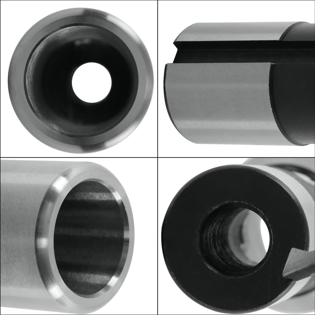 R8 Shank To 3mt Sleeve Taper Drill Chuck Precision Tool Steel Set For Machine Spindles