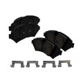 Front Brake Pad Set For Cadillac Seville 1998 2004 Ceramic 2 Wheel Pro Line Series With 4 Piece Clip Locating Replaces 18026292 