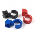 Zhisheng Motorcycle Front Brake Hose Cable Clamp Aluminum Line Guide Holder Red For Suzuki Drz400sm 2005-2022 Rmx450z 2010-2011