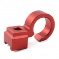 Zhisheng Motorcycle Front Brake Hose Cable Clamp Aluminum Line Guide Holder Red For Suzuki Drz400sm 2005-2022 Rmx450z 2010-2011