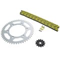 Yellow Non O Ring Chain Sprocket Silver Fits 99-04 Yamaha Yz125 125 13 50 114l 