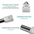 Bemonoc Reversible Dc Worm Gear Motor 24v 200 Rpm 4 5kg Cm Self-locking Turbine With Right Angle Box For Toys