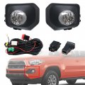 Wflnhb Fog Lights Replacement For 2016-2020 Toyota Tacoma Sr Sr5 Clear Lens With Front Bumper Bezel Wires Switch Bulbs Left