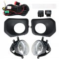 Wflnhb Fog Lights Replacement For 2016-2020 Toyota Tacoma Sr Sr5 Clear Lens With Front Bumper Bezel Wires Switch Bulbs Left