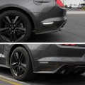 Vipmotoz Full White Led Chrome Housing Rear Side Marker Light Parking Lamp For 2015-2023 Ford Mustang S550 Driver Passenger