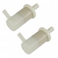 Caltric 2x Fuel Filter For Kawasaki Ninja Zx-7r Zx7r Zx750p Zx 750p 1996-2003 