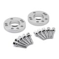 Audi Lug Centric 20mm Wheel Spacers For Quattro 80 90 4000 And Tt 2pc Kit 4x100 5x100 Pattern M14 57 1 Hub Silver T6 Billet 