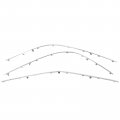 Newyall Chrome Front Lower Bumper Center And Side Left Right Trim Molding